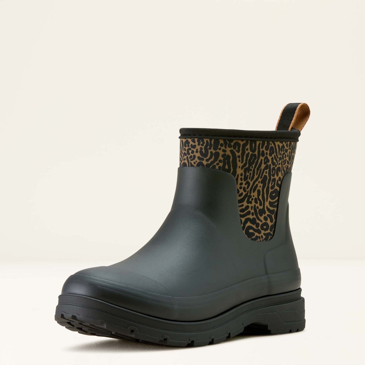 Ariat Women's Kelmarsh Shortie Black / Ocelot Print