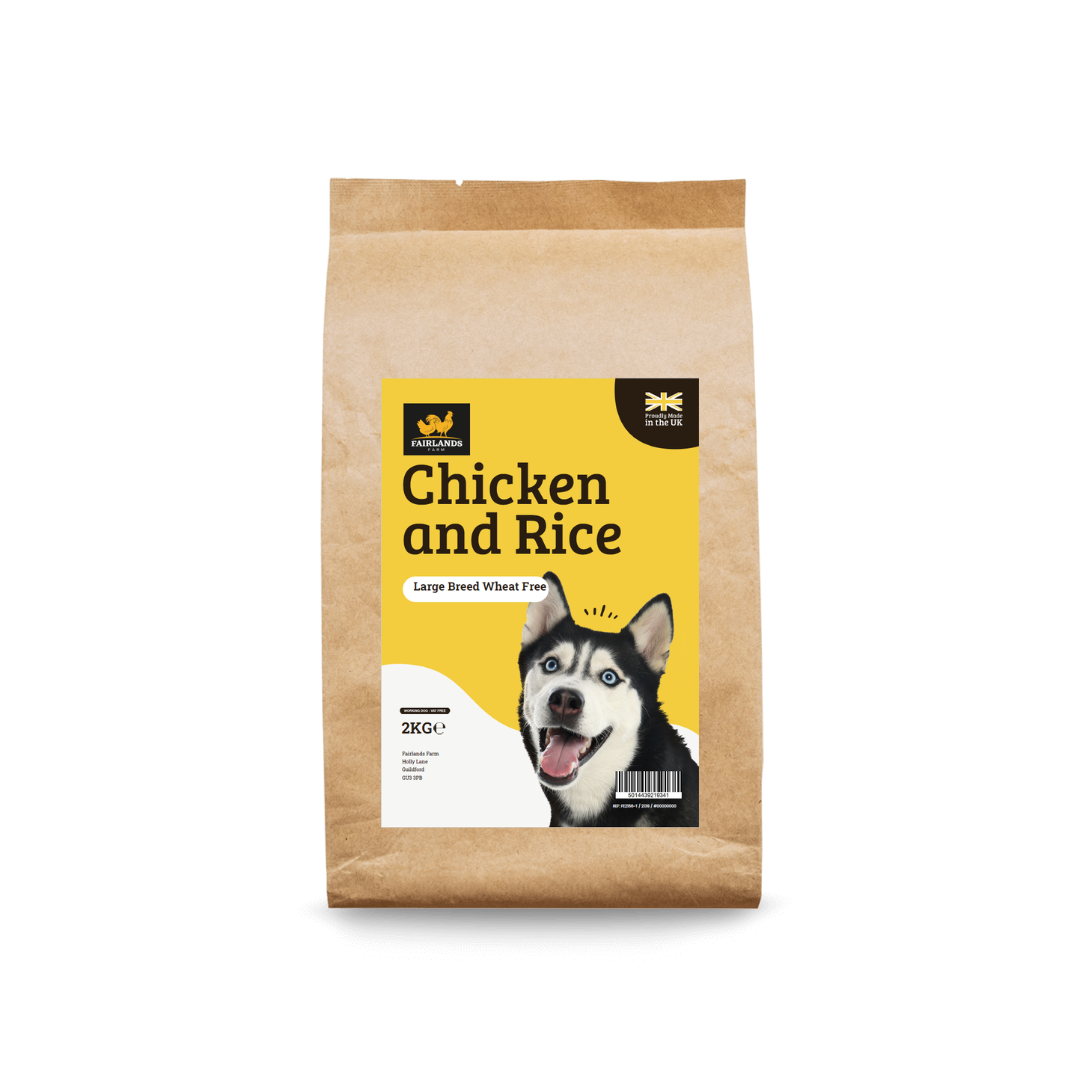 Fairlands Farm Working Dog Wheat Free Large Breed Chicken & Rice 2kg