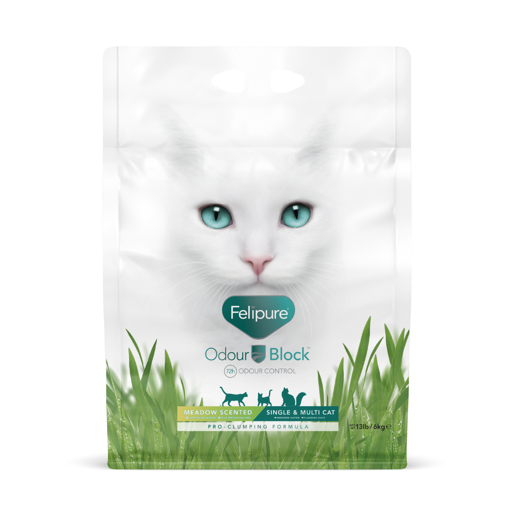 Felipure Single & Multi Cat Meadow Scented Litter 12kg