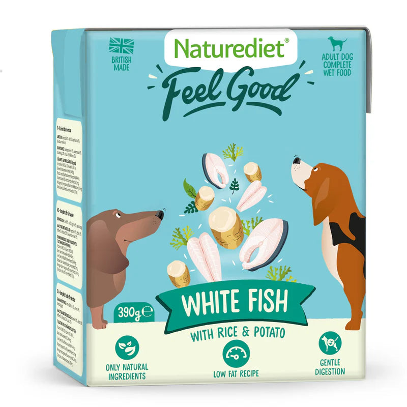 Nature Diet Dog - Fish & Rice 390g