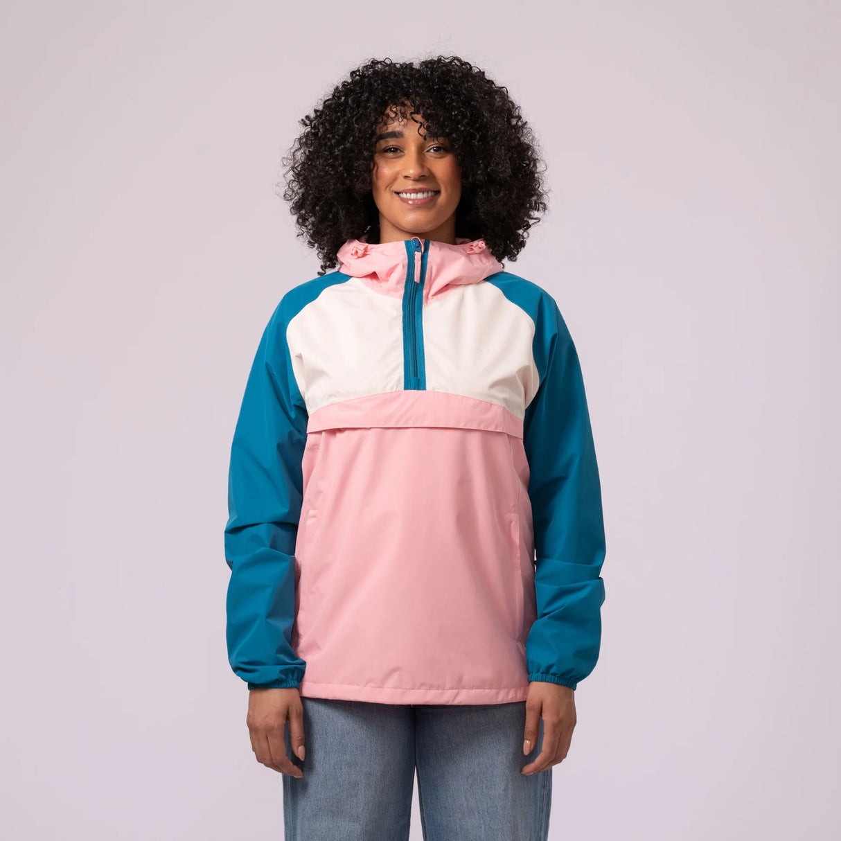 Mac In A Sac Nomad Kagoul Teal/Pink