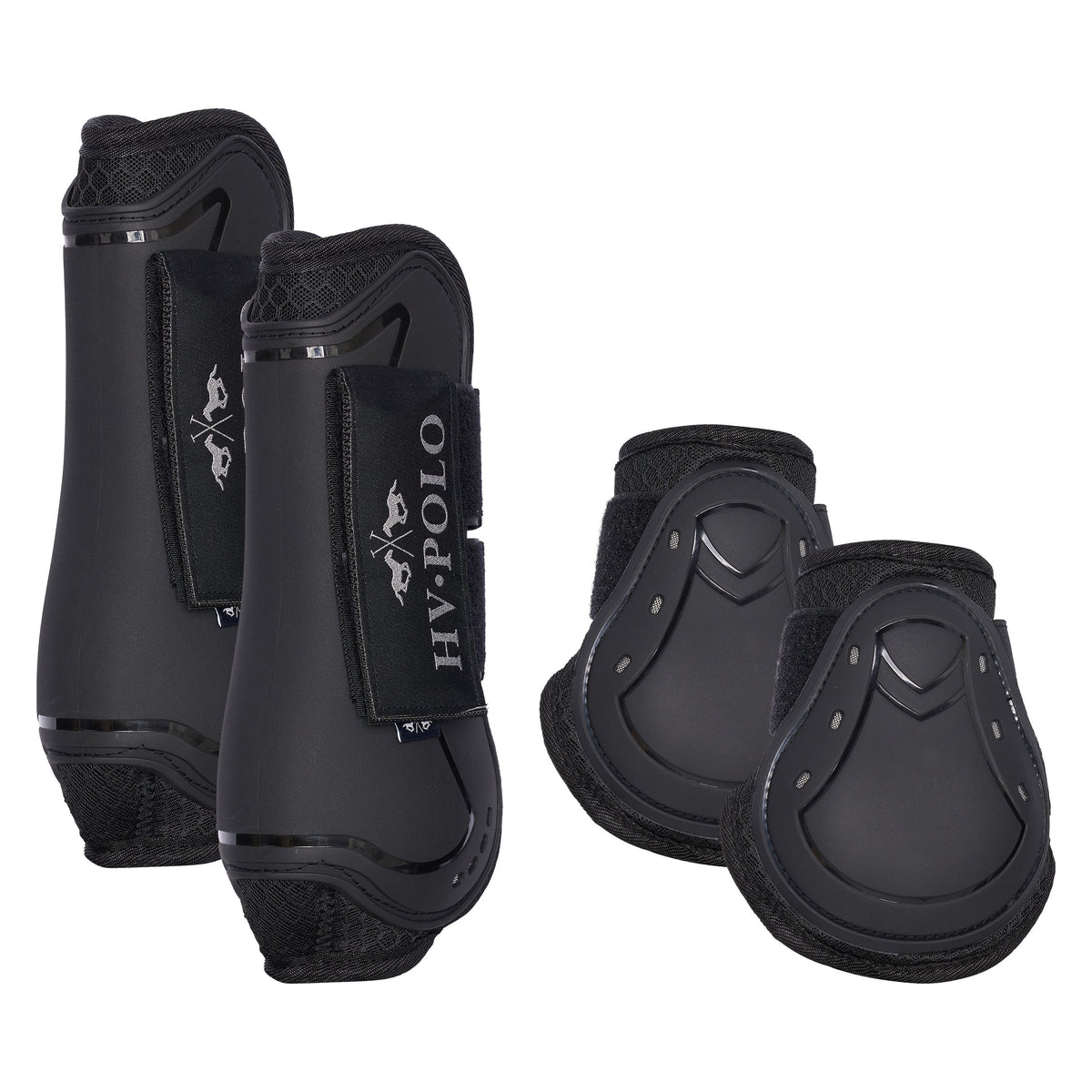HV Polo Tendon & Fetlock Bootset HVPClassic Black