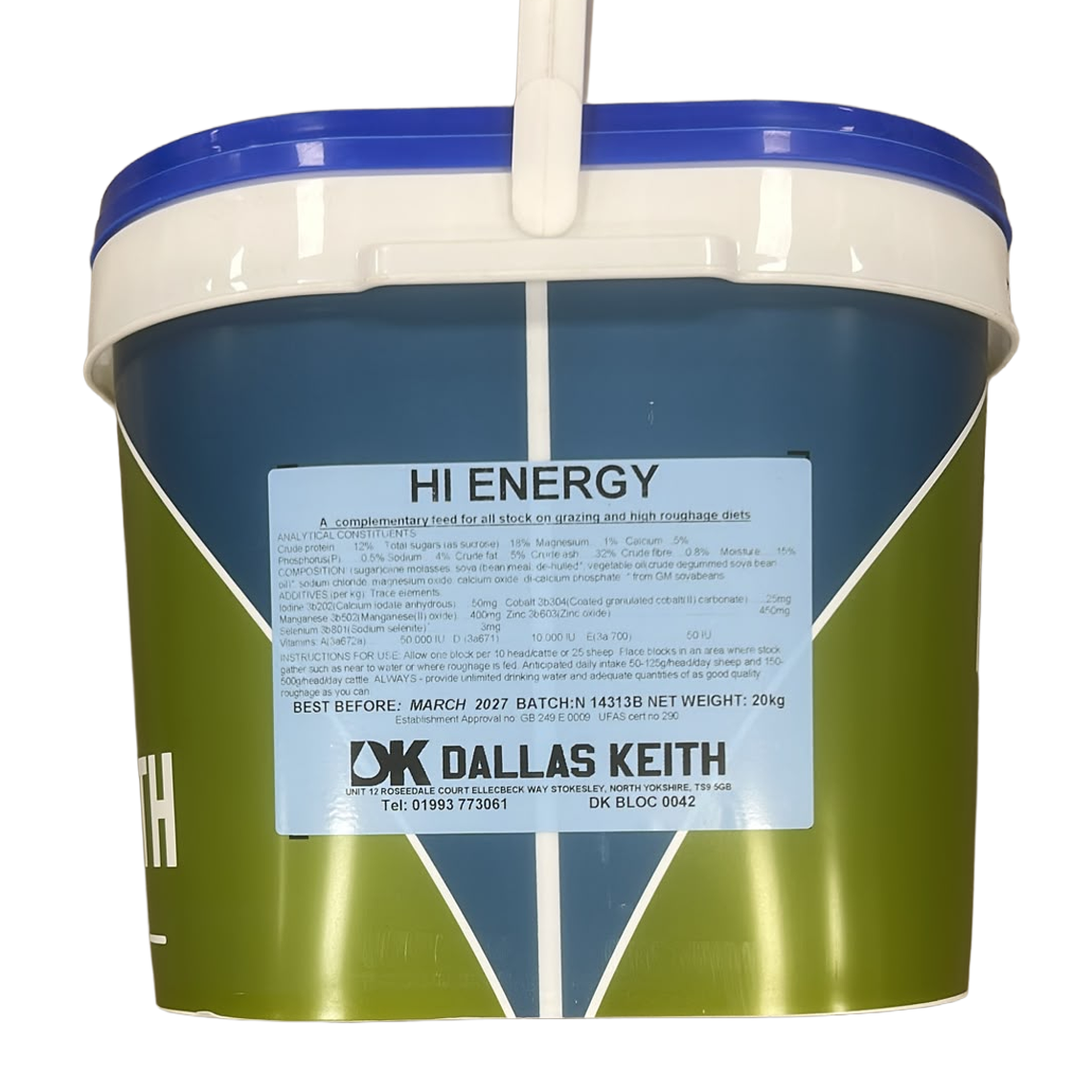Dallas Keith Hi Energy Feed Block 20kg