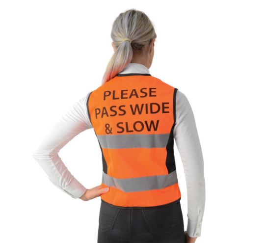 Hy Reflector Waistcoat - Please Pass Wide & Slow
