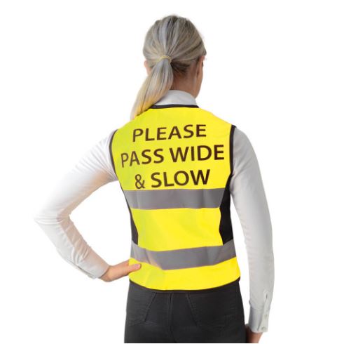 Hy Reflector Waistcoat - Please Pass Wide & Slow