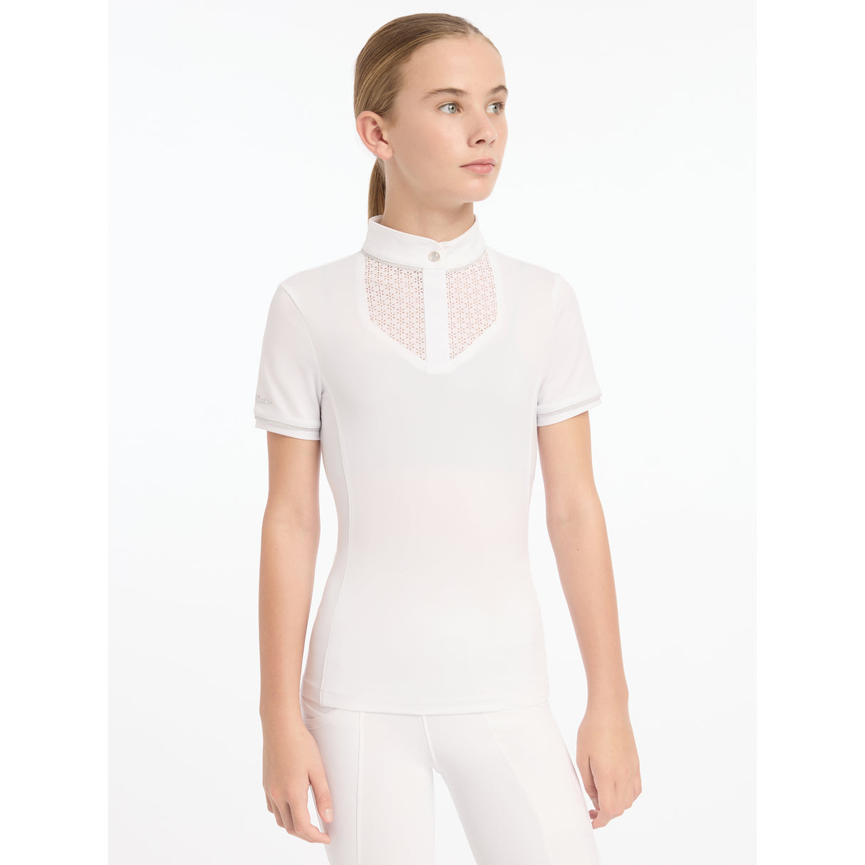 Le Mieux Young Rider Belle Show Shirt White