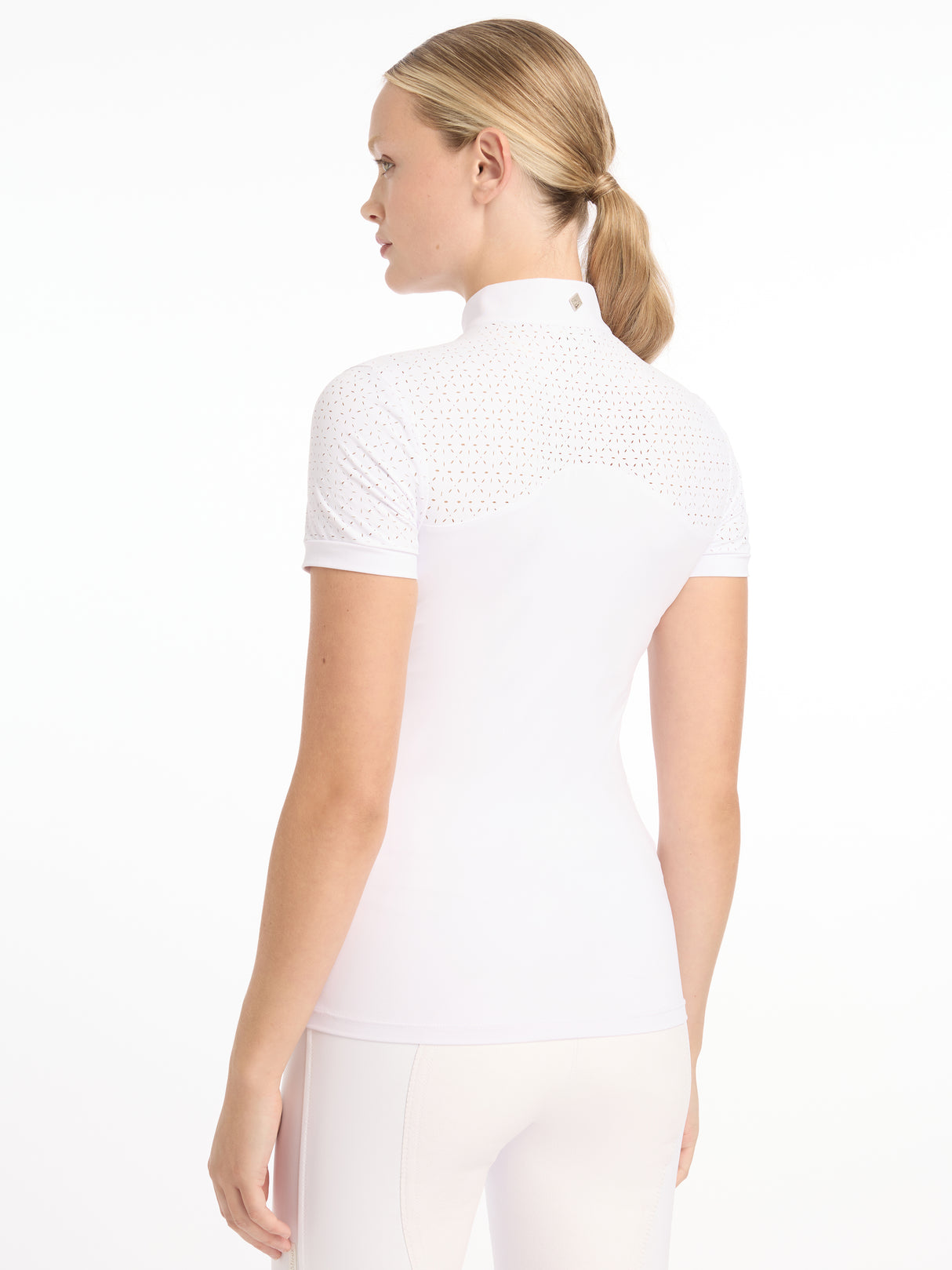 Le Mieux Olivia Short Sleeve Show Shirt White