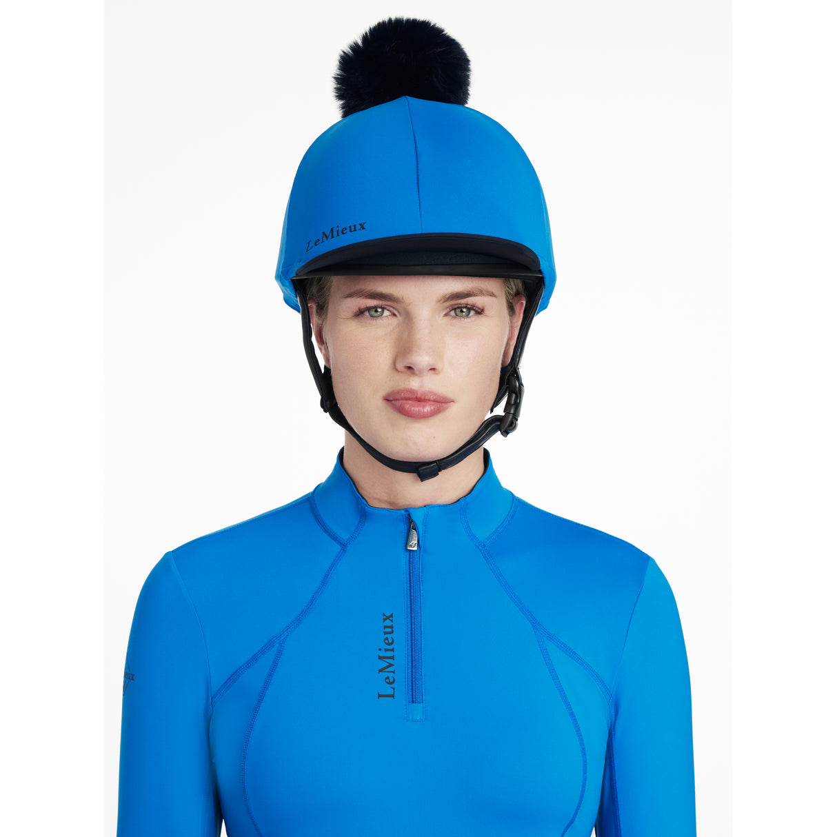 Le Mieux Classique Pom Hat Silk Benetton Blue
