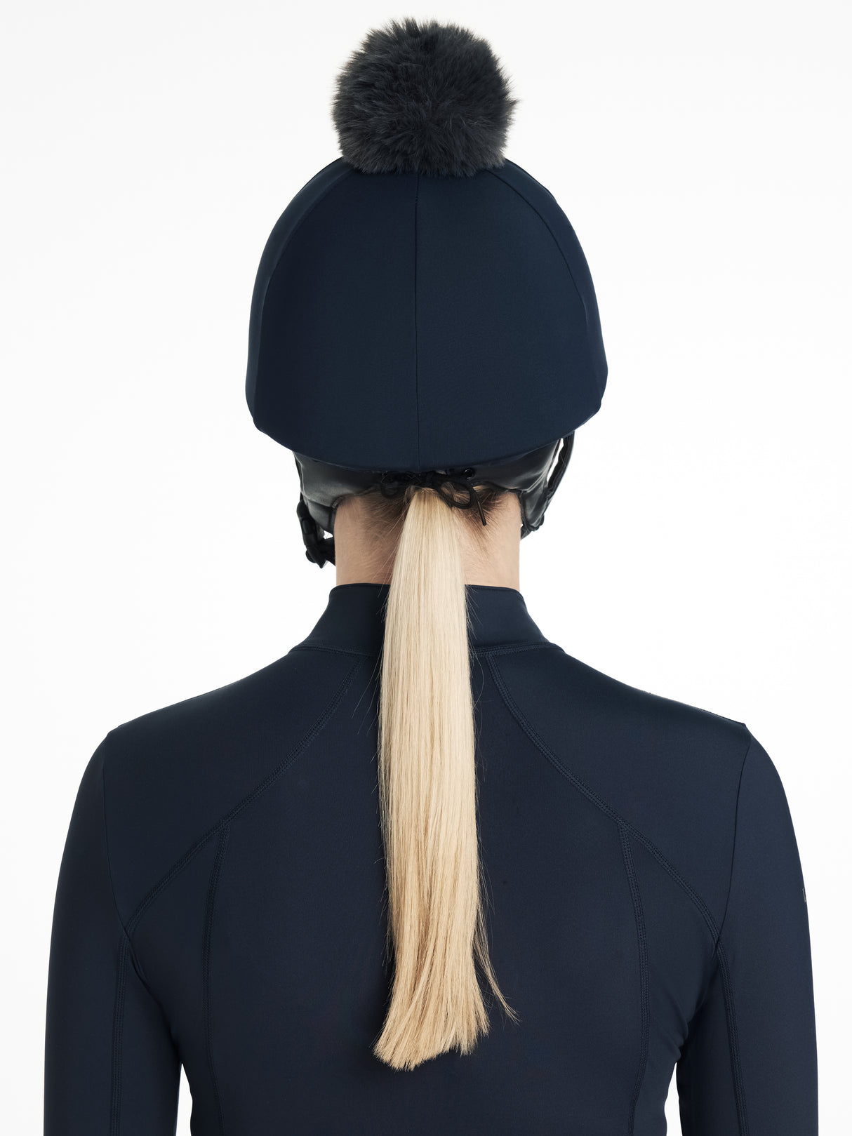 Le Mieux Classique Pom Hat Silk Navy