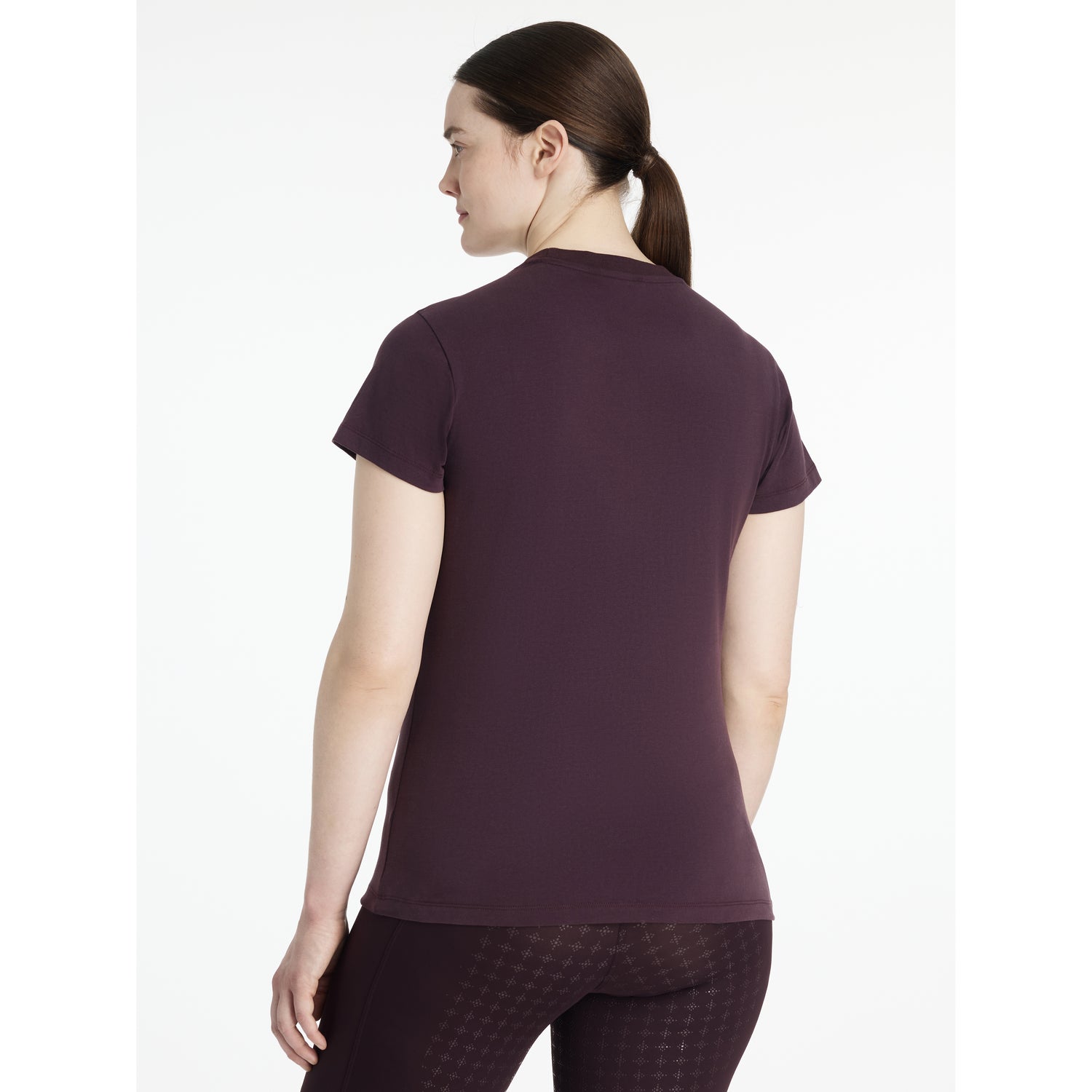 Le Mieux Classique Sparkle T-Shirt Damson