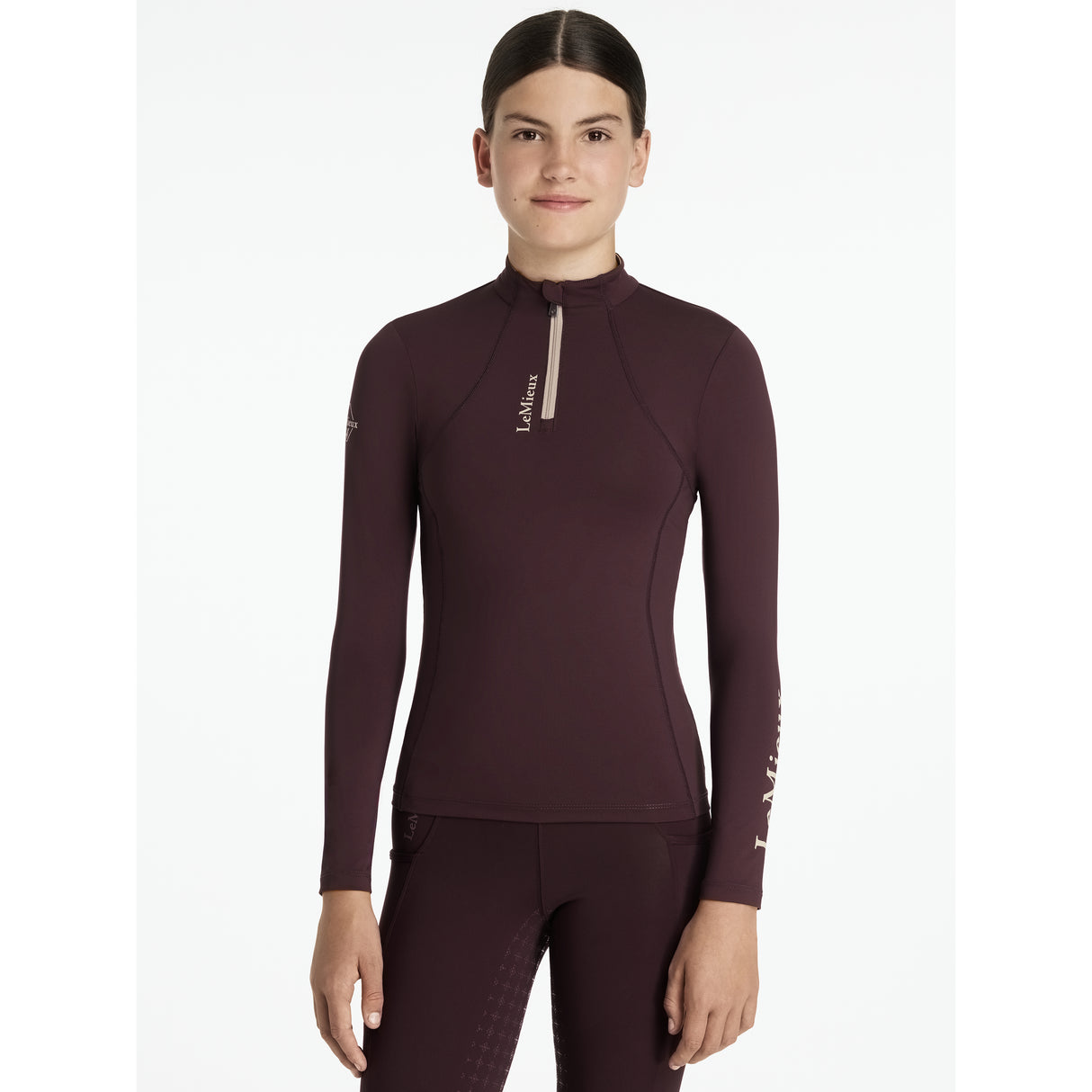 Le Mieux Young Rider Classique Base Layer Damson