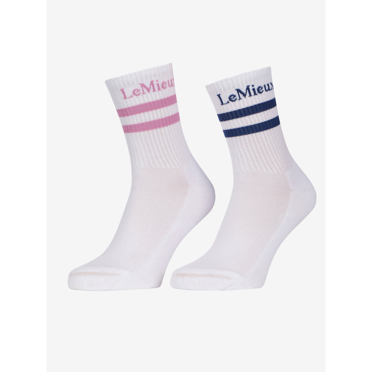 Le Mieux Crew Sock 2 Pack Shadow/Fondant