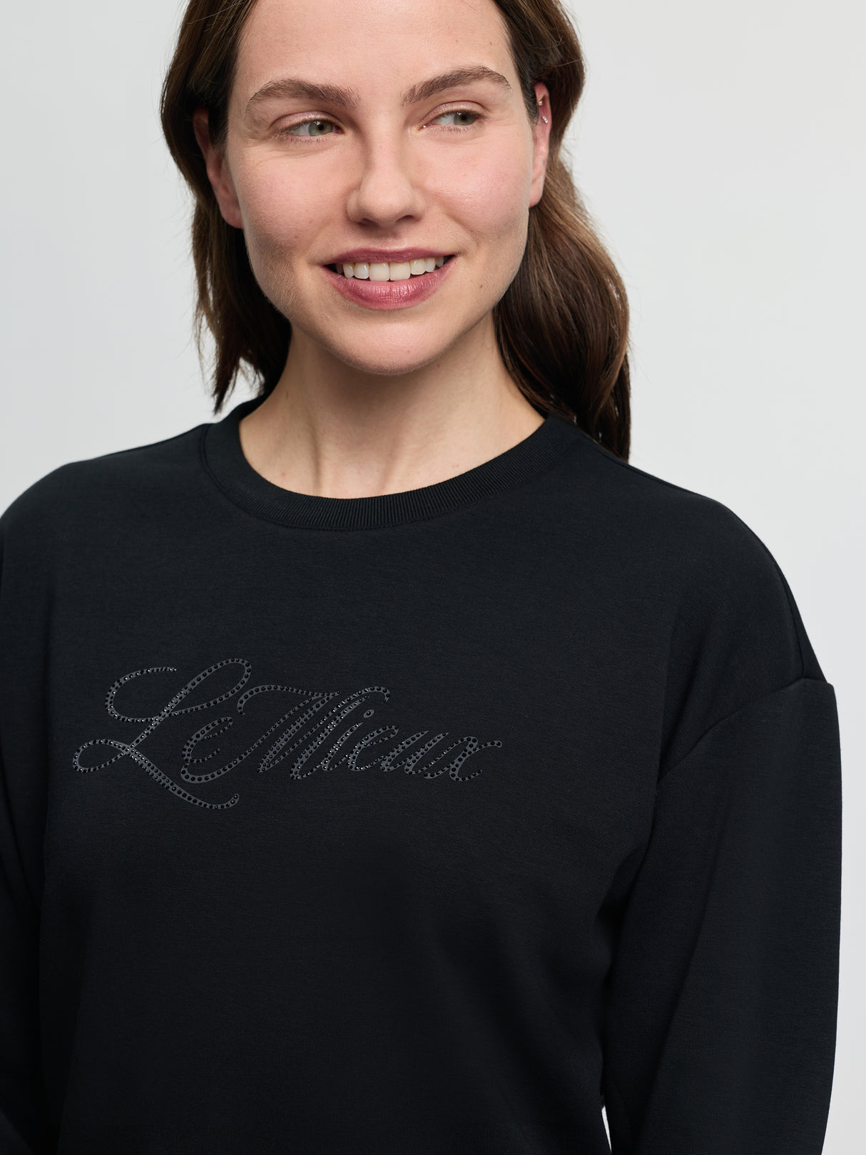 Le Mieux Christina Crew Sweat Black