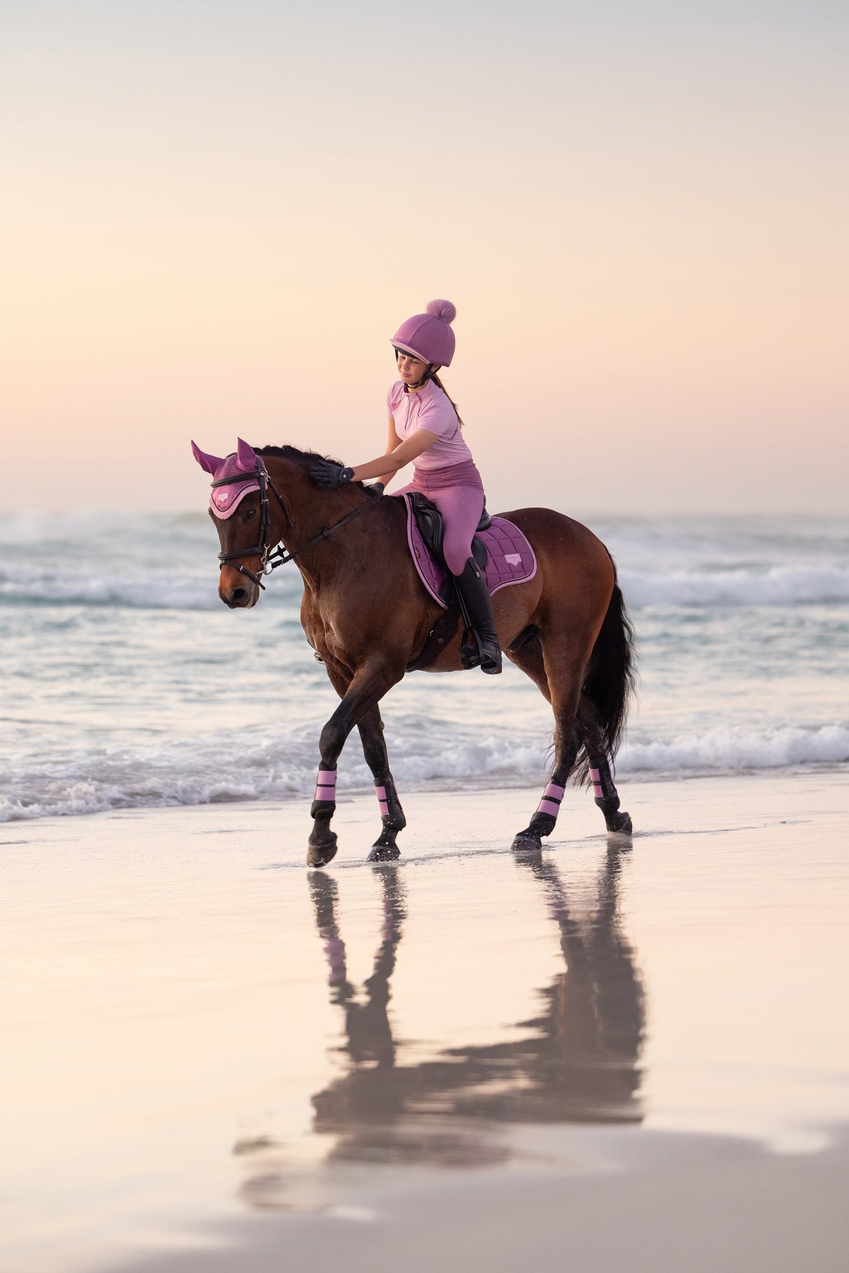 Le Mieux Young Rider Mia Mesh Base Layer Fondant