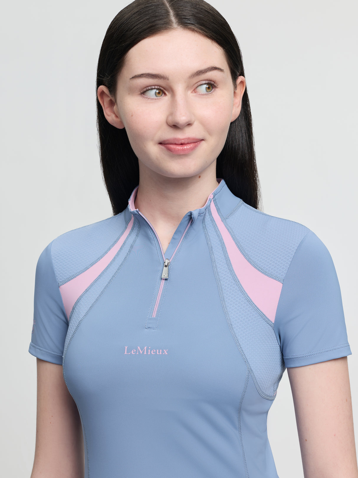 Le Mieux Young Rider Mia Mesh Base Layer Powder Blue