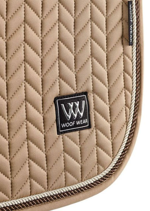 Woof Wear Herringbone Saddle Pad DR Caramel Full