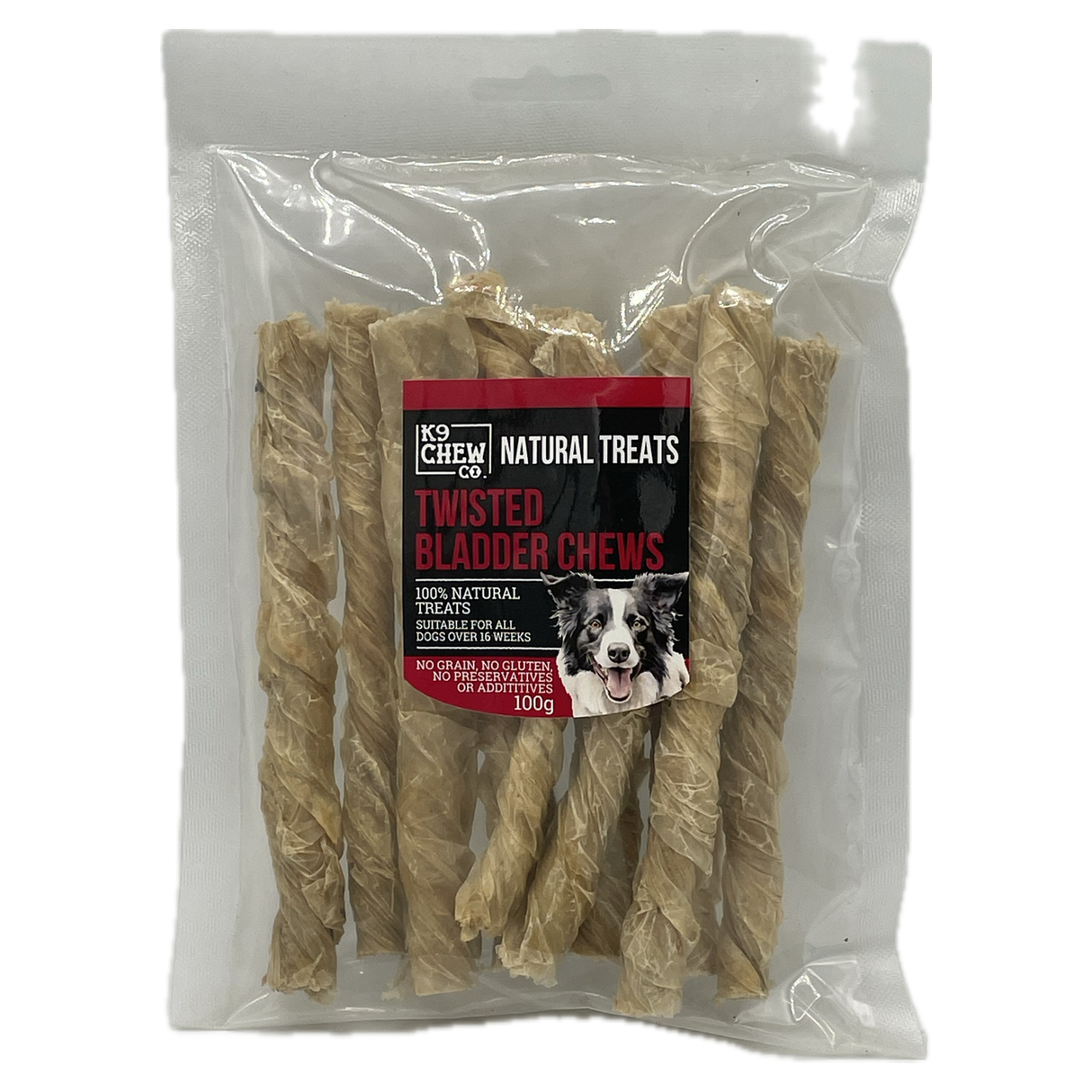 K9 Twisted Bladder Chews 100g