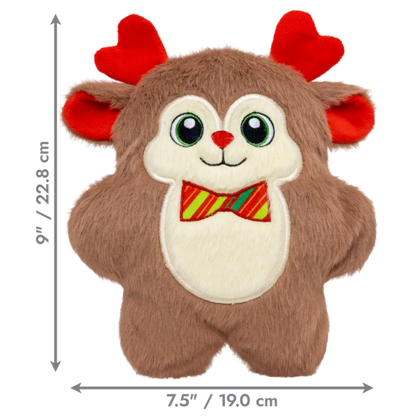 KONG Christmas Snuzzles Bow Tie Reindeer