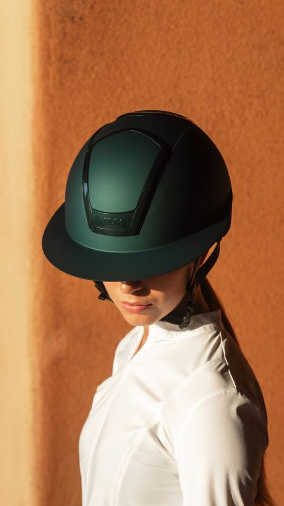 Kask Nemesi Metal Wide Peak Teal Green