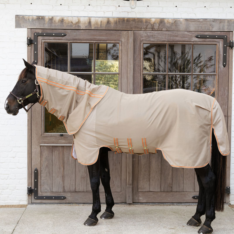 Kentucky Horsewear Mesh Fly Rug Comfort Pied De Poule Beige
