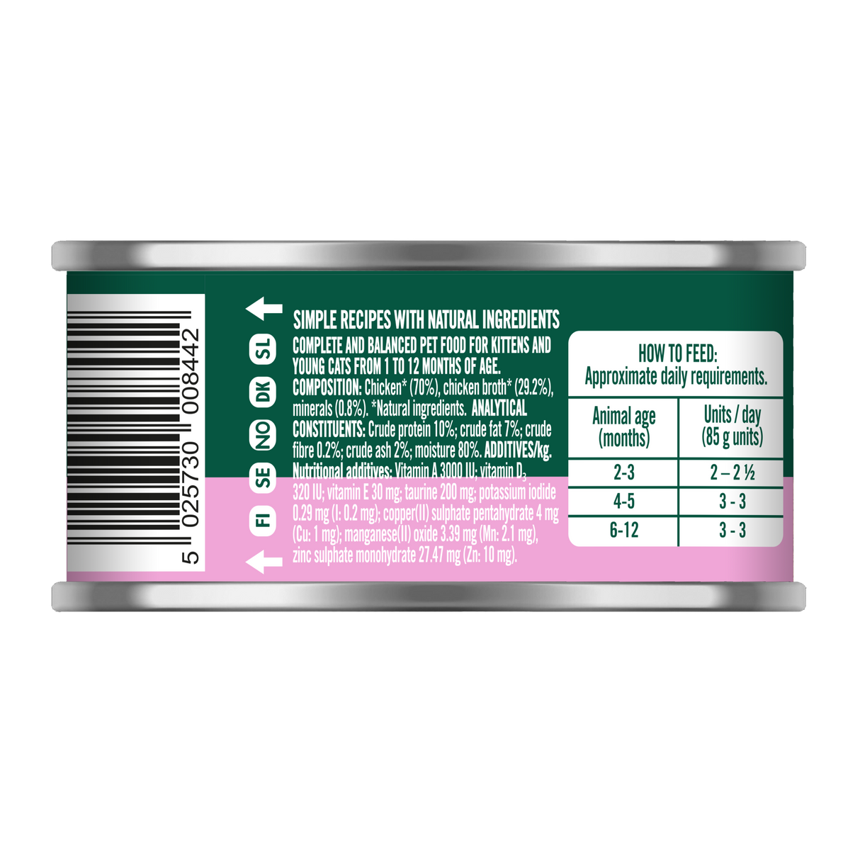Natures Menu Cat - Can Kitten Chicken 85g