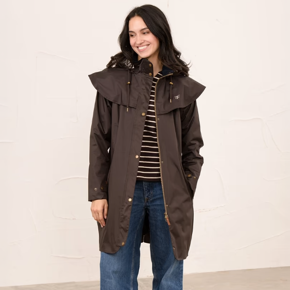 Lighthouse Outrider Womens Waterproof Coat Chocolate