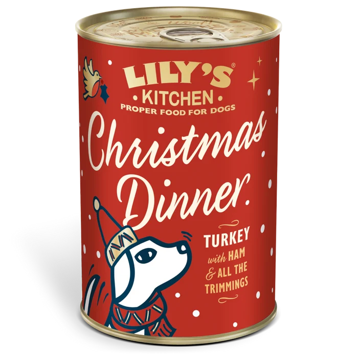 Lilys Kitchen Turkey & Ham Christmas Dinner 6x400g