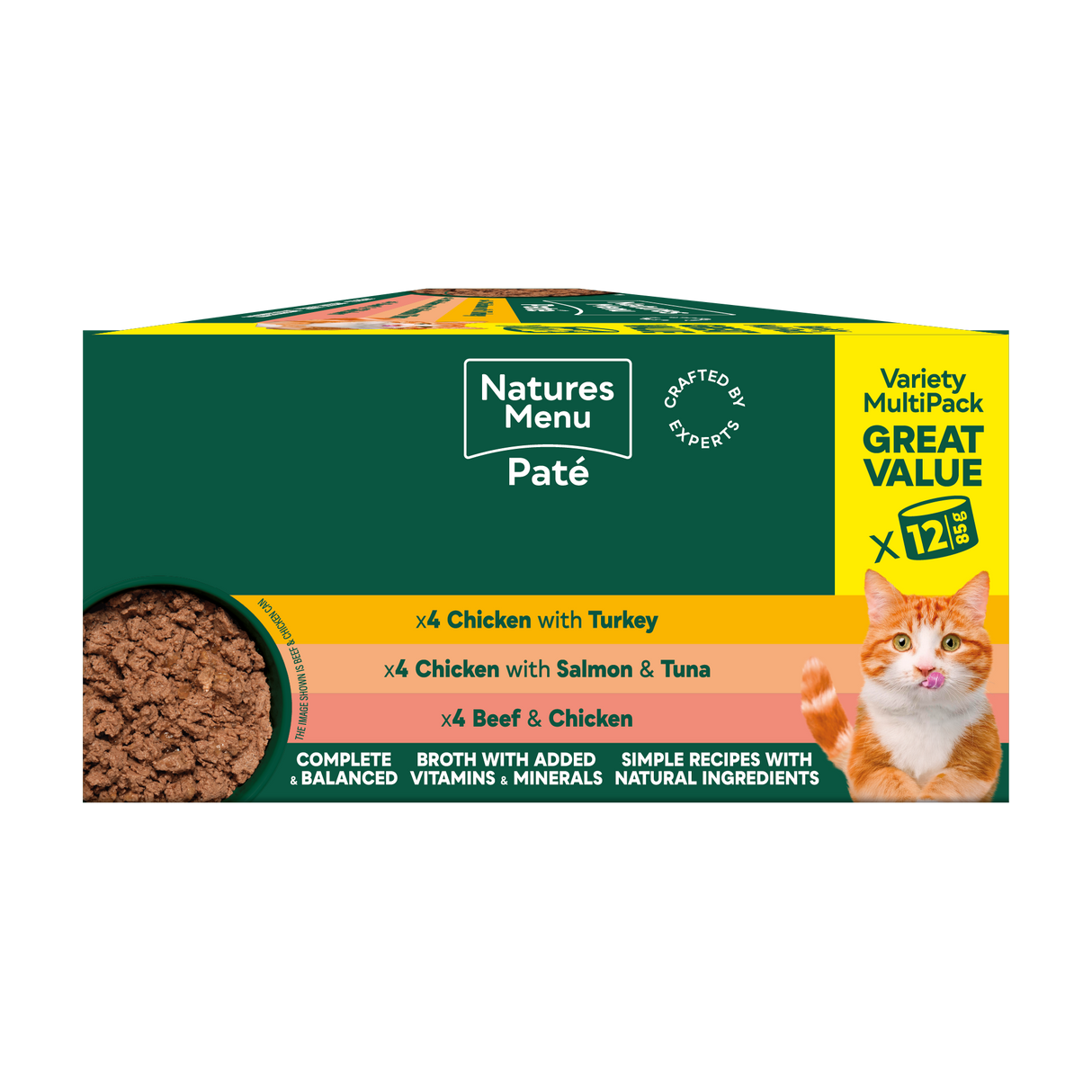 Natures Menu Cat - Adult Multipack Cans 12x85g