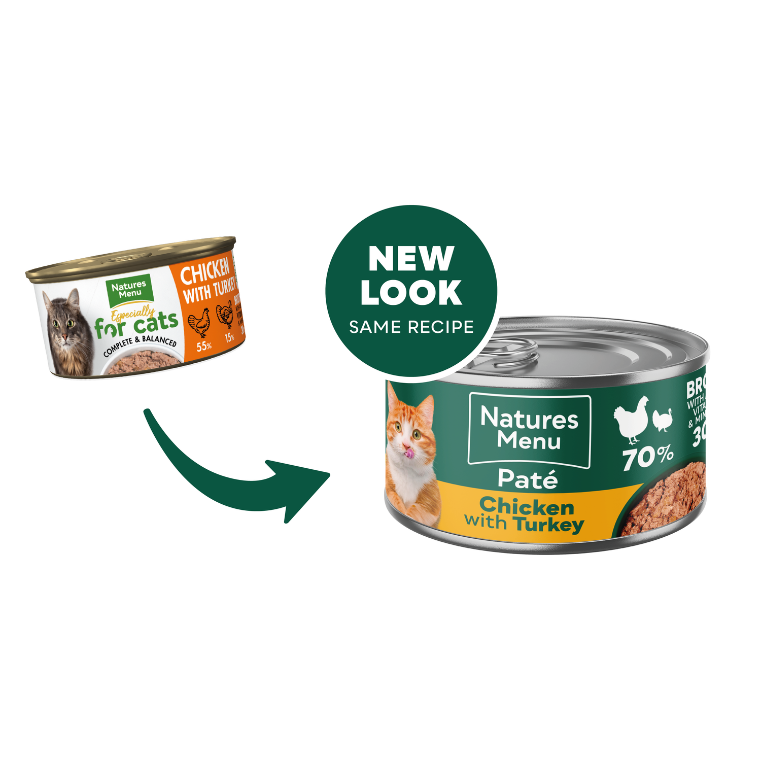 Natures Menu Cat - Can Adult Chicken & Turkey 85g