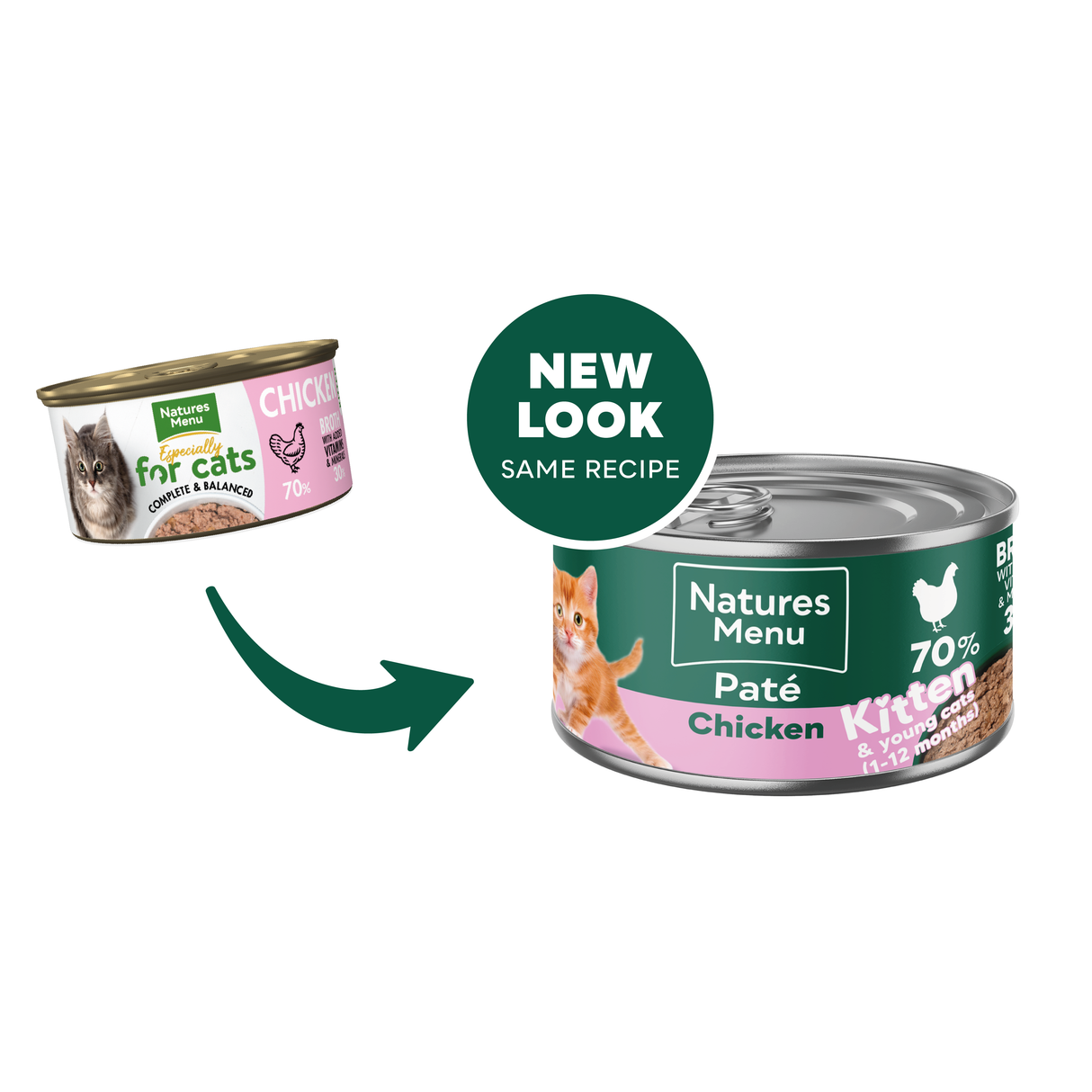 Natures Menu Cat - Can Kitten Chicken 85g