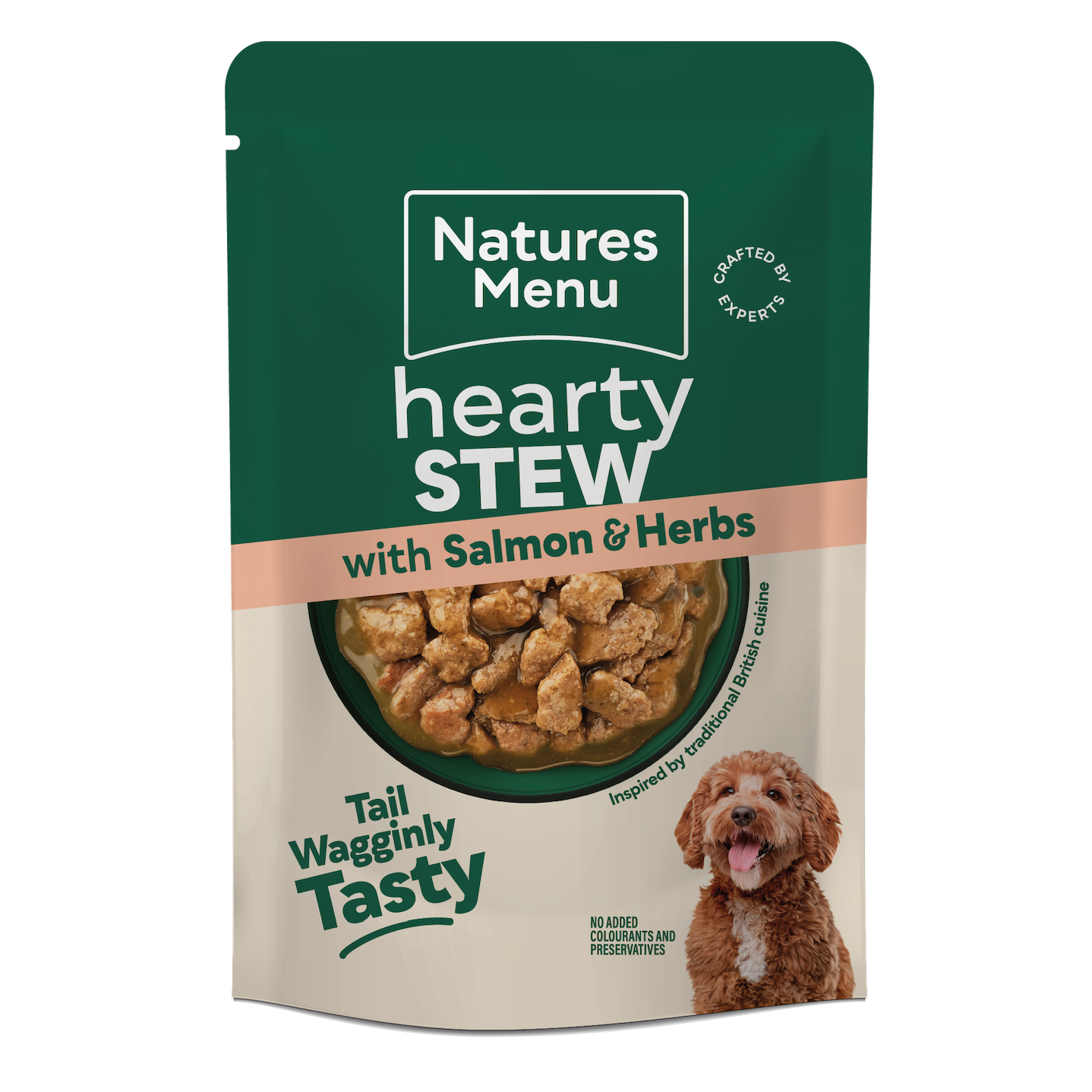 Natures Menu Dog - Salmon Stew Pouches 8x100g