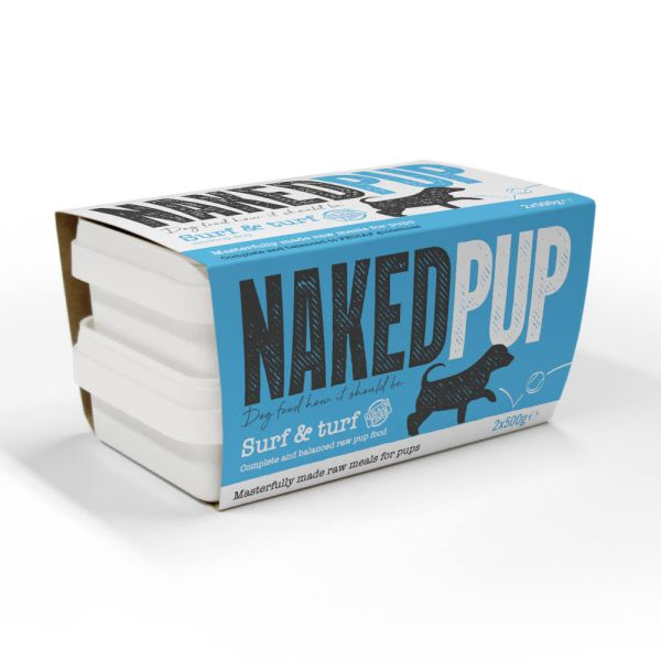 Naked Dog Puppy Surf & Turf 2x500g