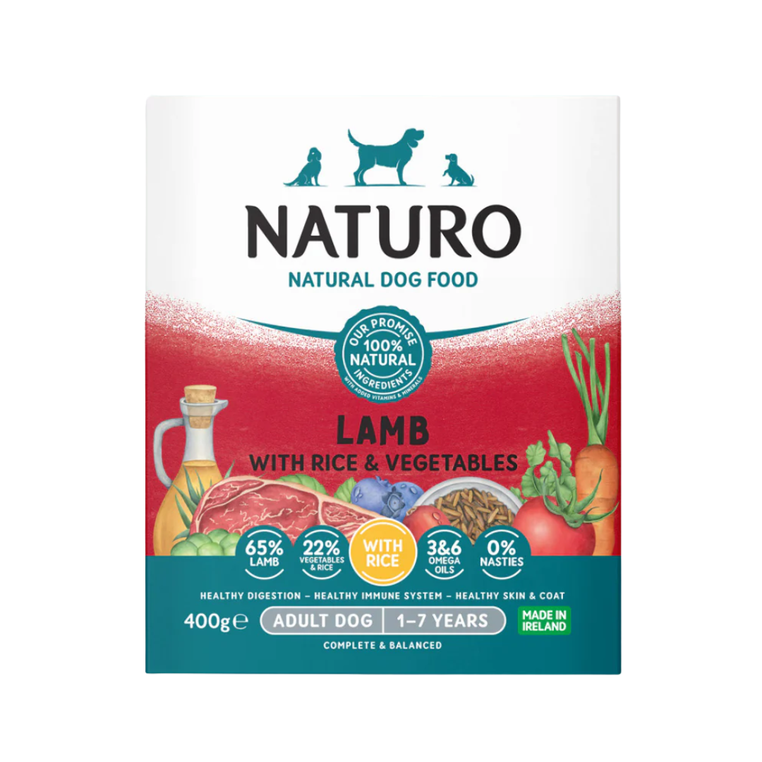 Naturo Dog - Lamb Rice & Veg Tray 400g