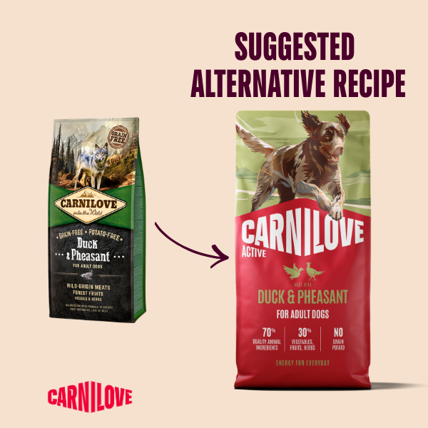 Carnilove Dog - Active Duck & Pheasant Adult 12kg