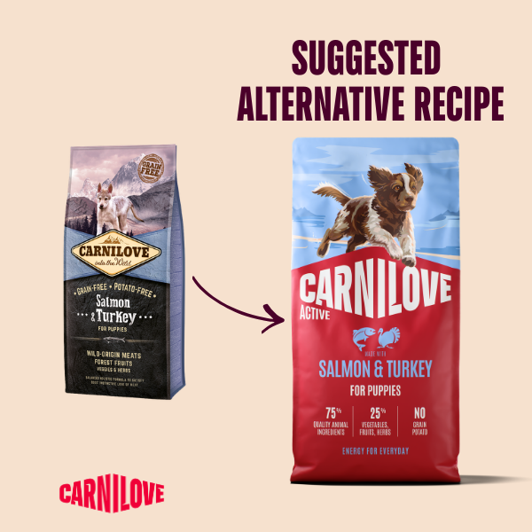 Carnilove Dog - Active Salmon & Turkey Puppy 4kg