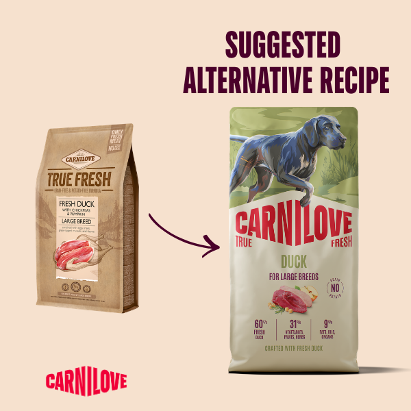 Carnilove Dog - True Fresh Duck Large Breed 12kg