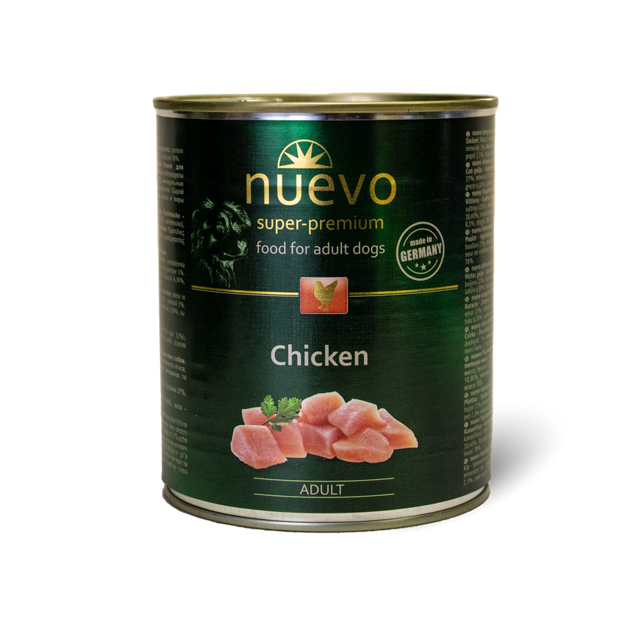 Nuevo Dog Adult Chicken 800g