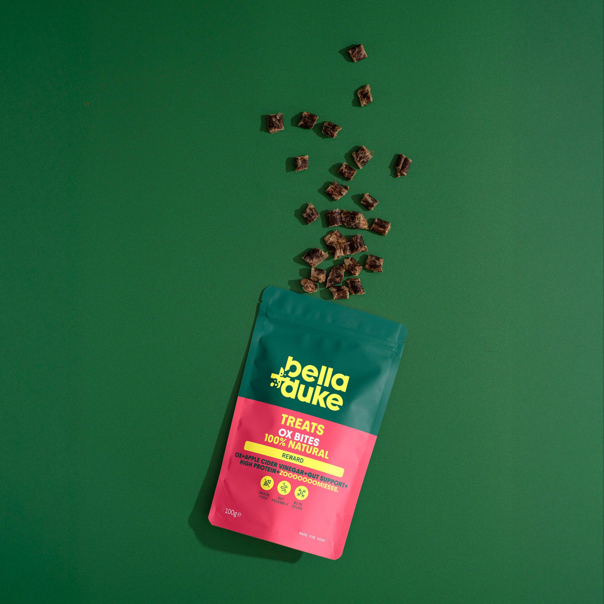 Bella + Duke Heart Ox Bites 100g