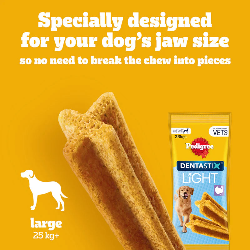 Pedigree Dentastix Light Large 21 Pack 25kg+