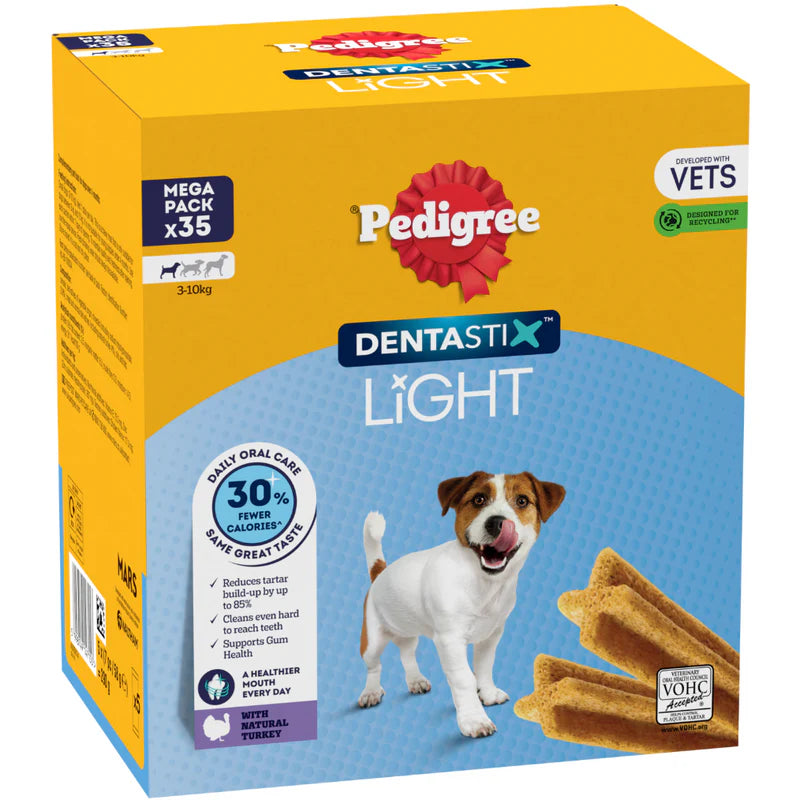 Pedigree Dentastix Light Small 35 Pack 3-10kg