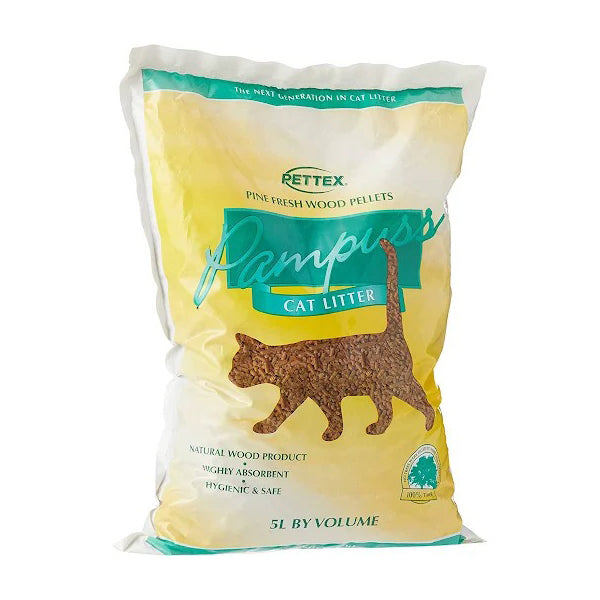 Pettex Pampuss Wood Pellet Cat Litter 5L