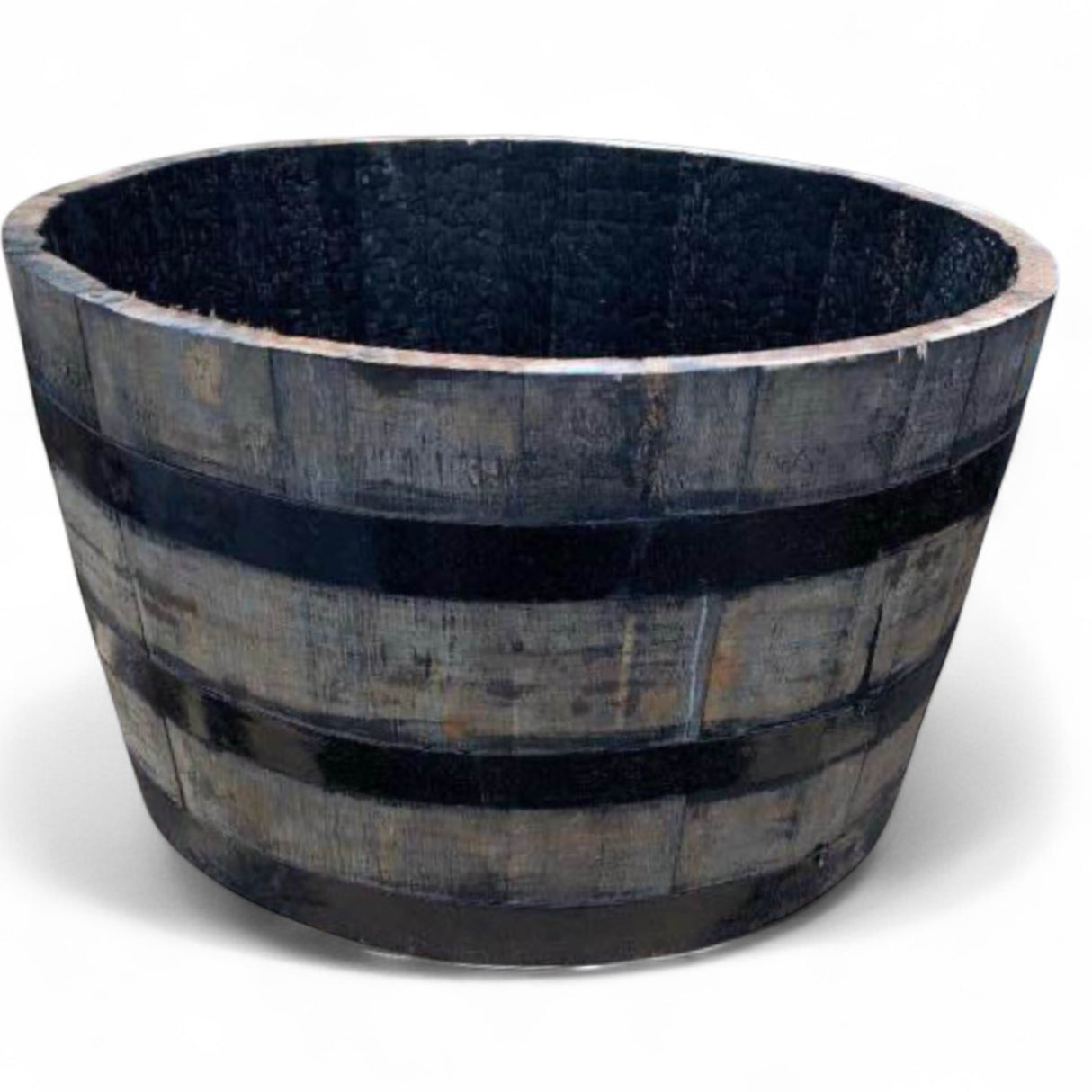 Rokers Oak Half Barrel Planters