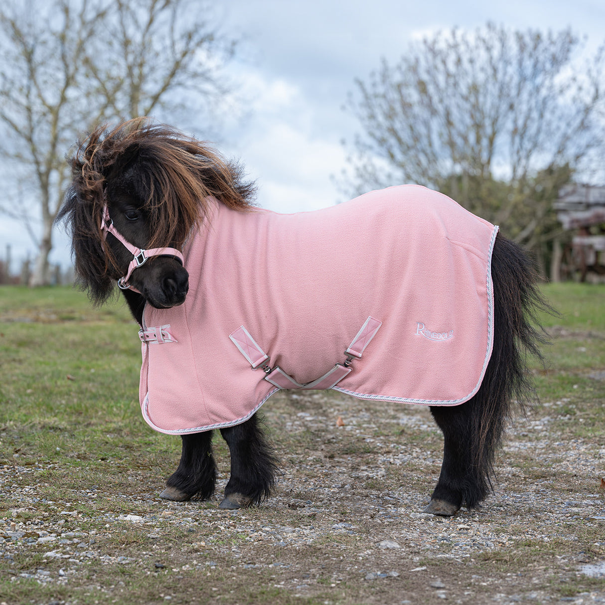 Rhinegold Mini Sorbet Fleece Candy Floss Pink