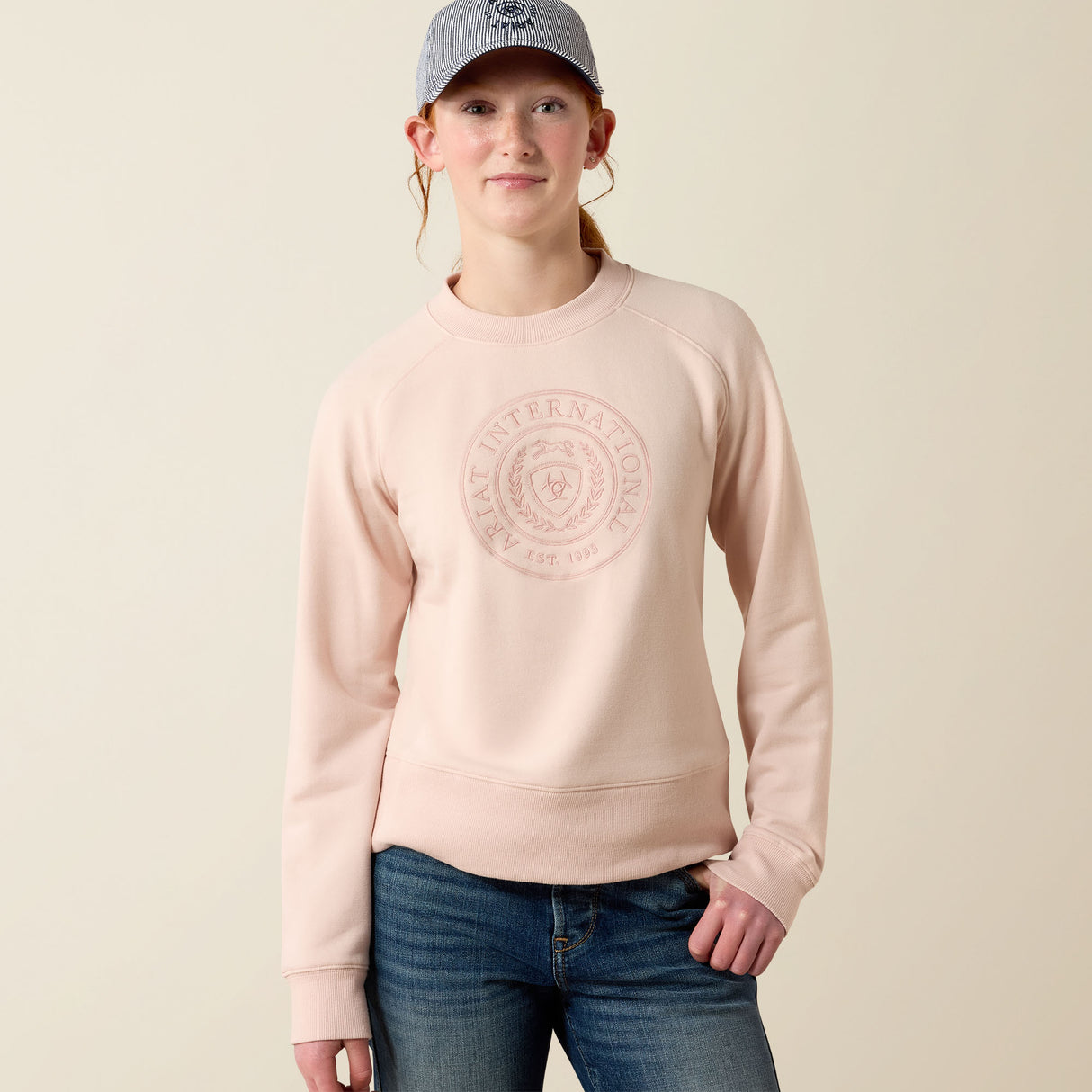 Ariat Youth Martine Sweatshirt Sepia Rose