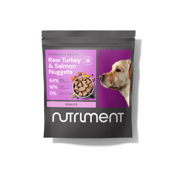 Nutriment Dog - Raw Senior Turkey & Salmon Nuggets 1kg