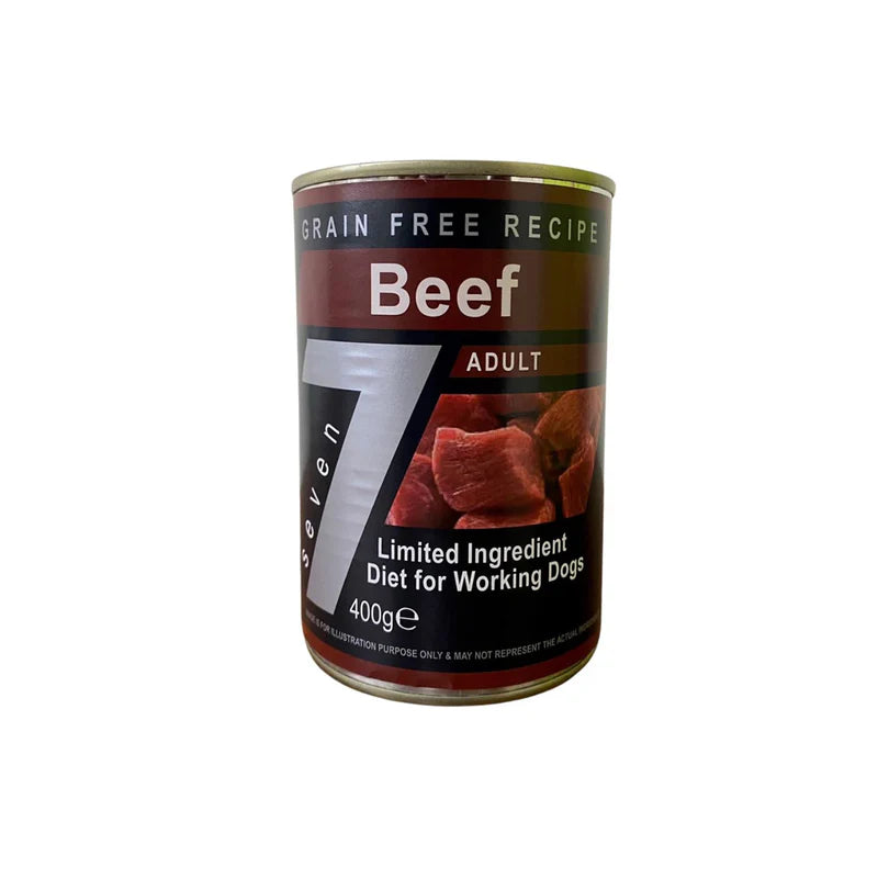 Seven Dog - Adult Beef Grain Free Tin 400g