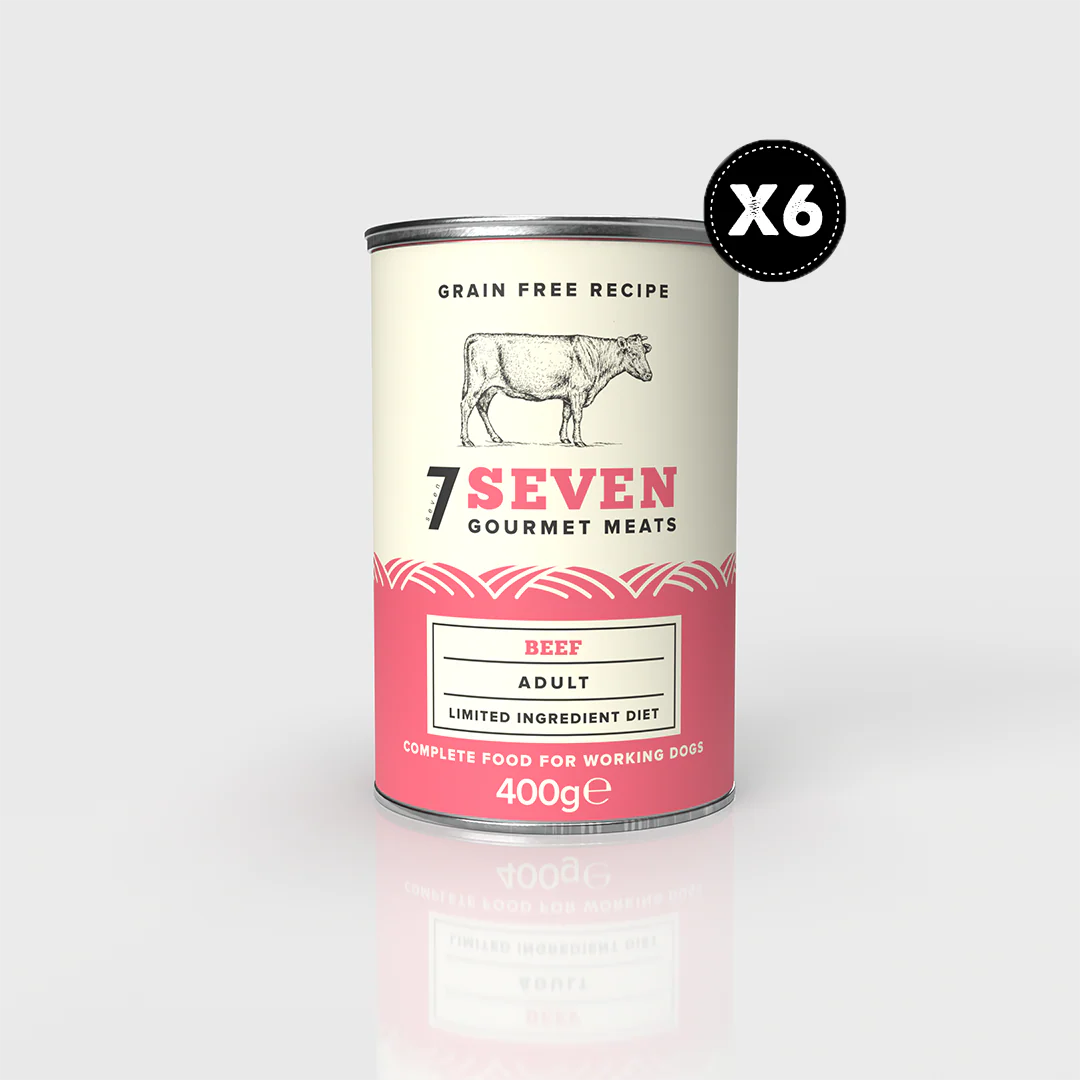 Seven Dog - Adult Beef Grain Free Tins 6x400g