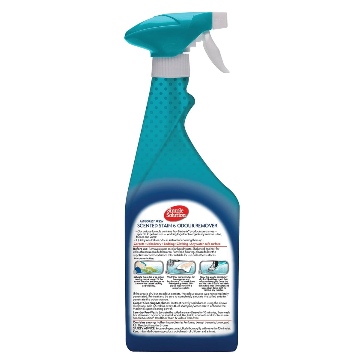 Simple Solution Stain + Odour Remover Rainforest Fresh Dog 750ml