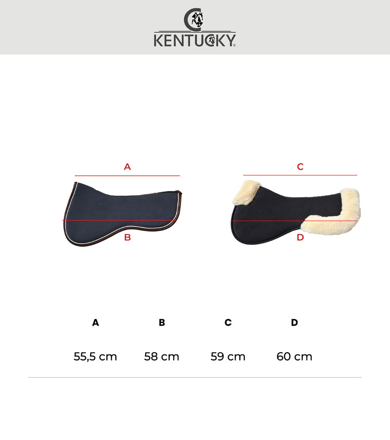 Kentucky Horsewear Anatomic Half Pad Absorb