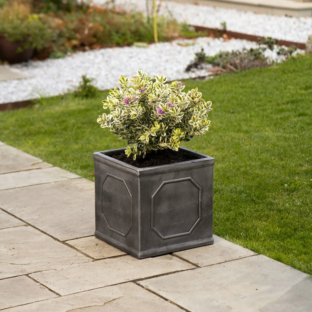 Strata Large Square Heritage Planter 38cm